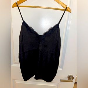 Express satin chic tank top